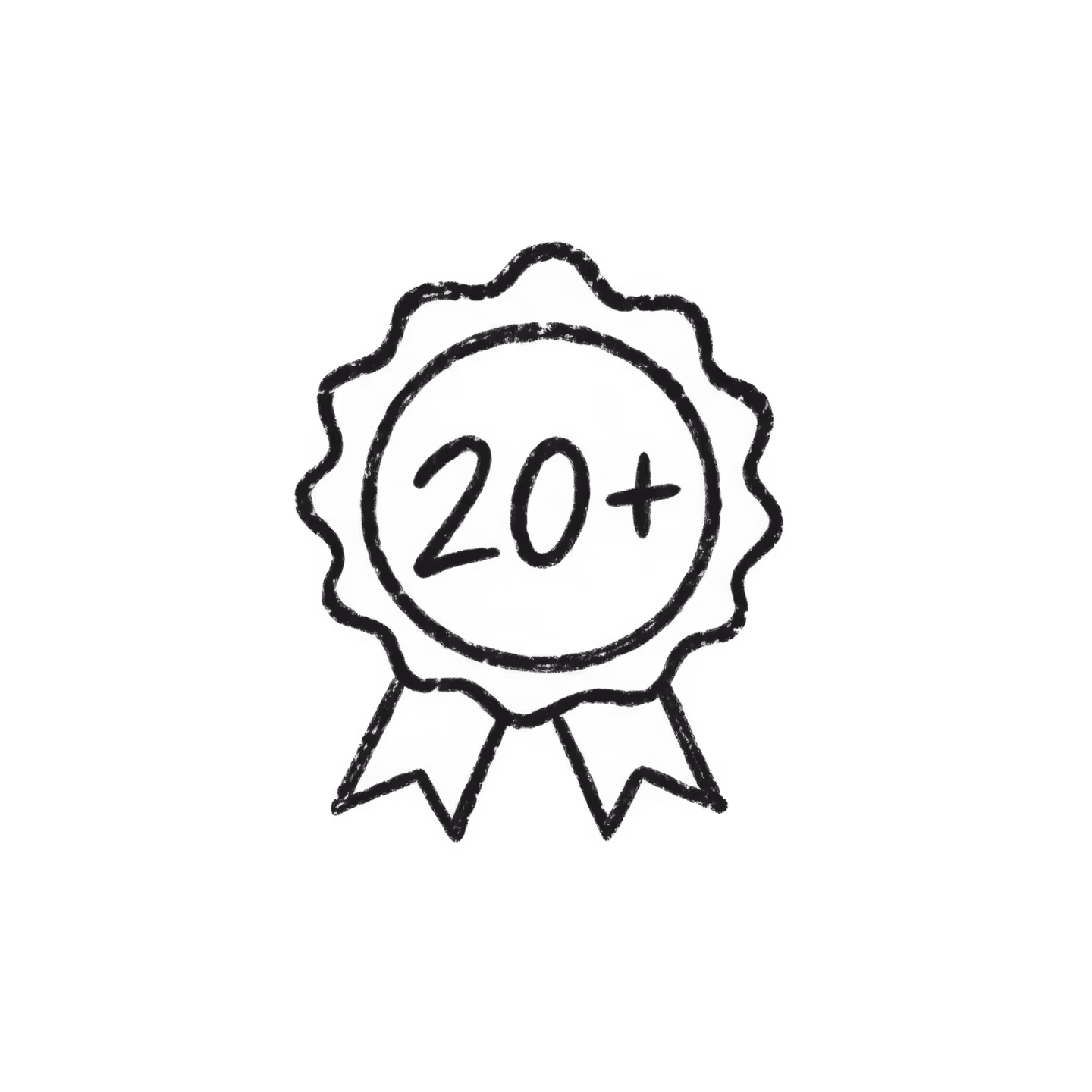 Sketch icon for 20+ years