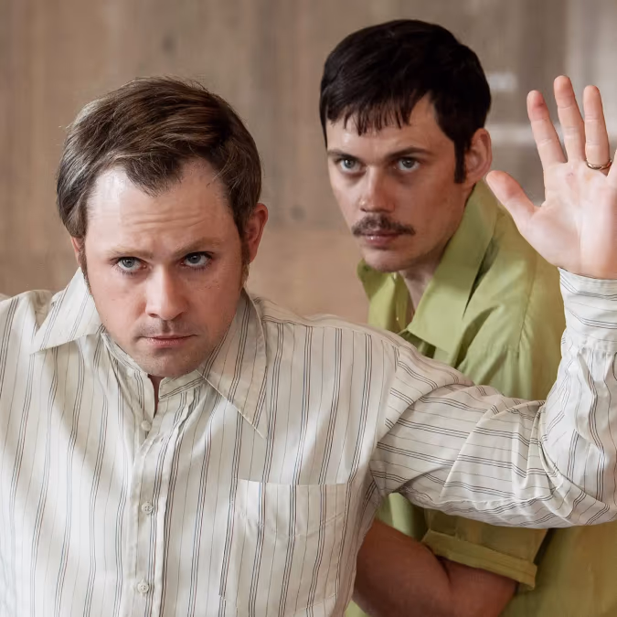 Film campaign image of two men